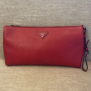 PRADA Vitello Diano Clutch
